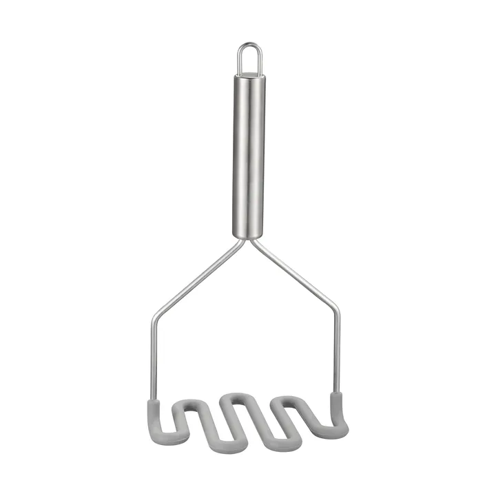 Pilon à pommes de terre Pam - Acier inoxydable, silicone, 24×12×9 cm - Dorre