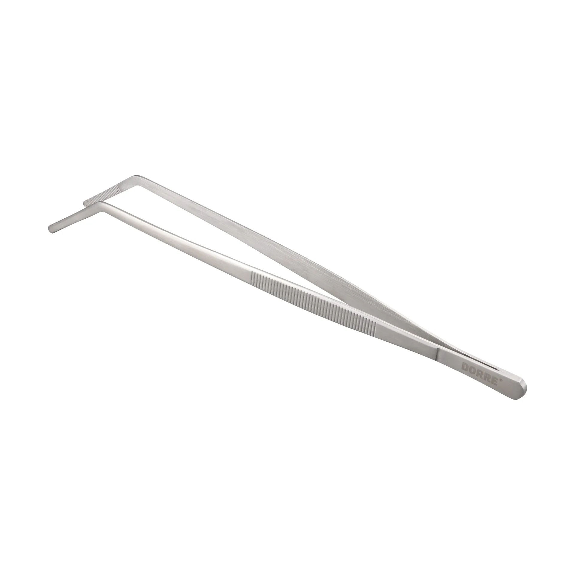 Pince alimentaire Miah pointe courbée 24x2,5 cm, Acier inoxydable Dorre