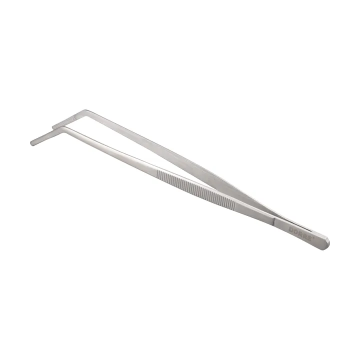 Pince alimentaire Miah pointe courbée 24x2,5 cm - Acier inoxydable - Dorre