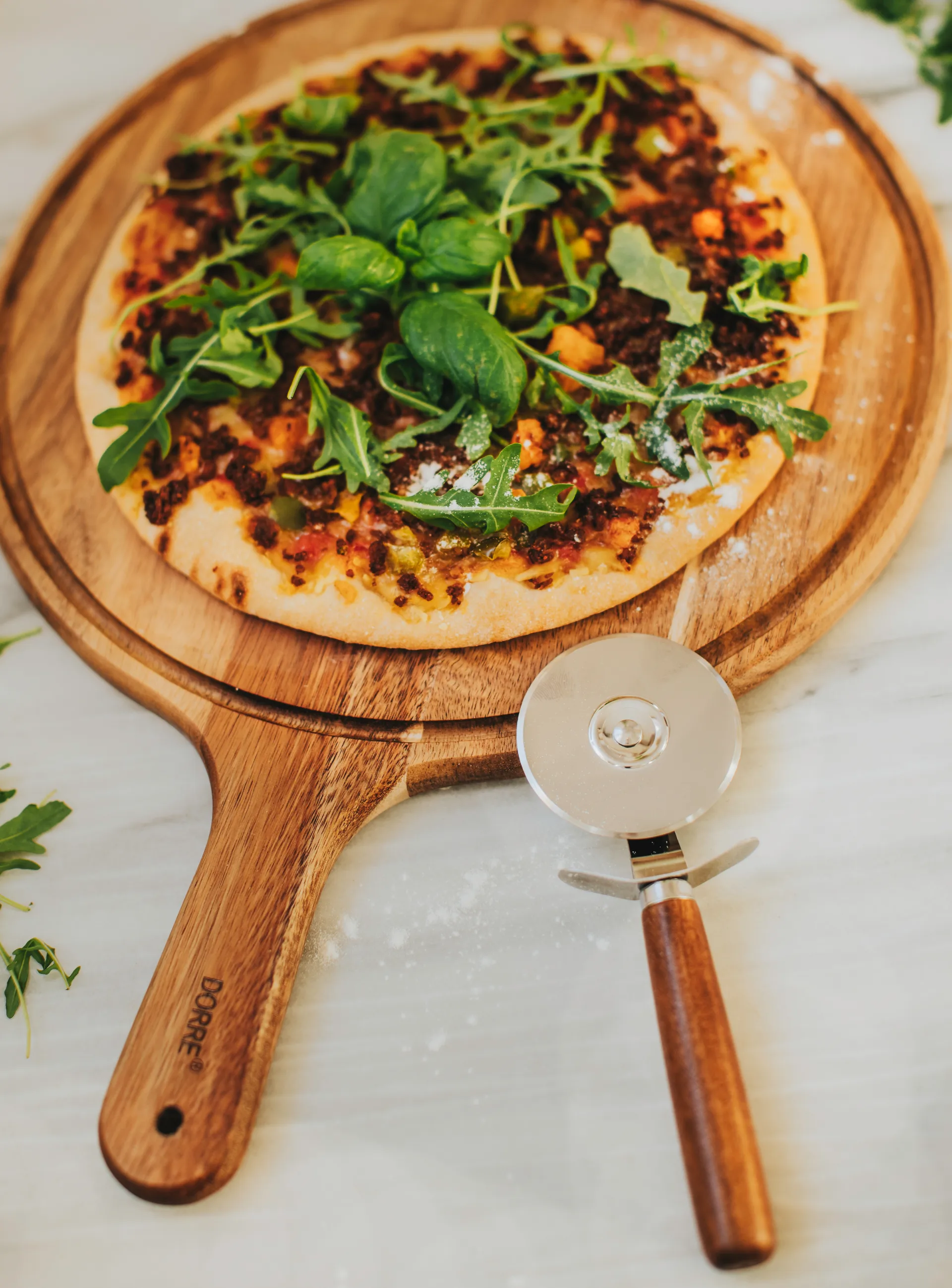 Planche de présentation Ulli Ø30,5 cm, Nature Dorre