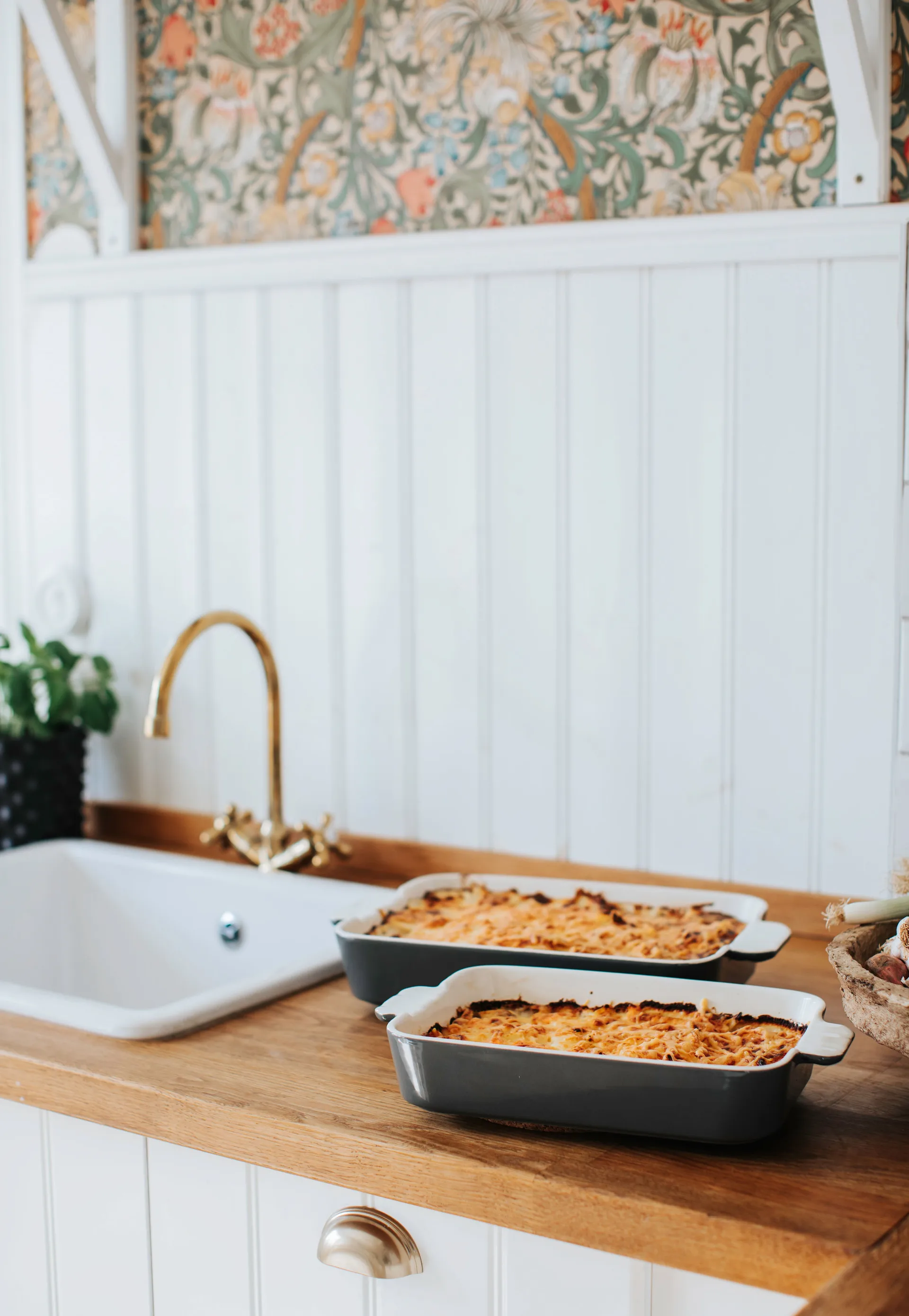 Plat à four en 2 parties Gray, Gris Dorre