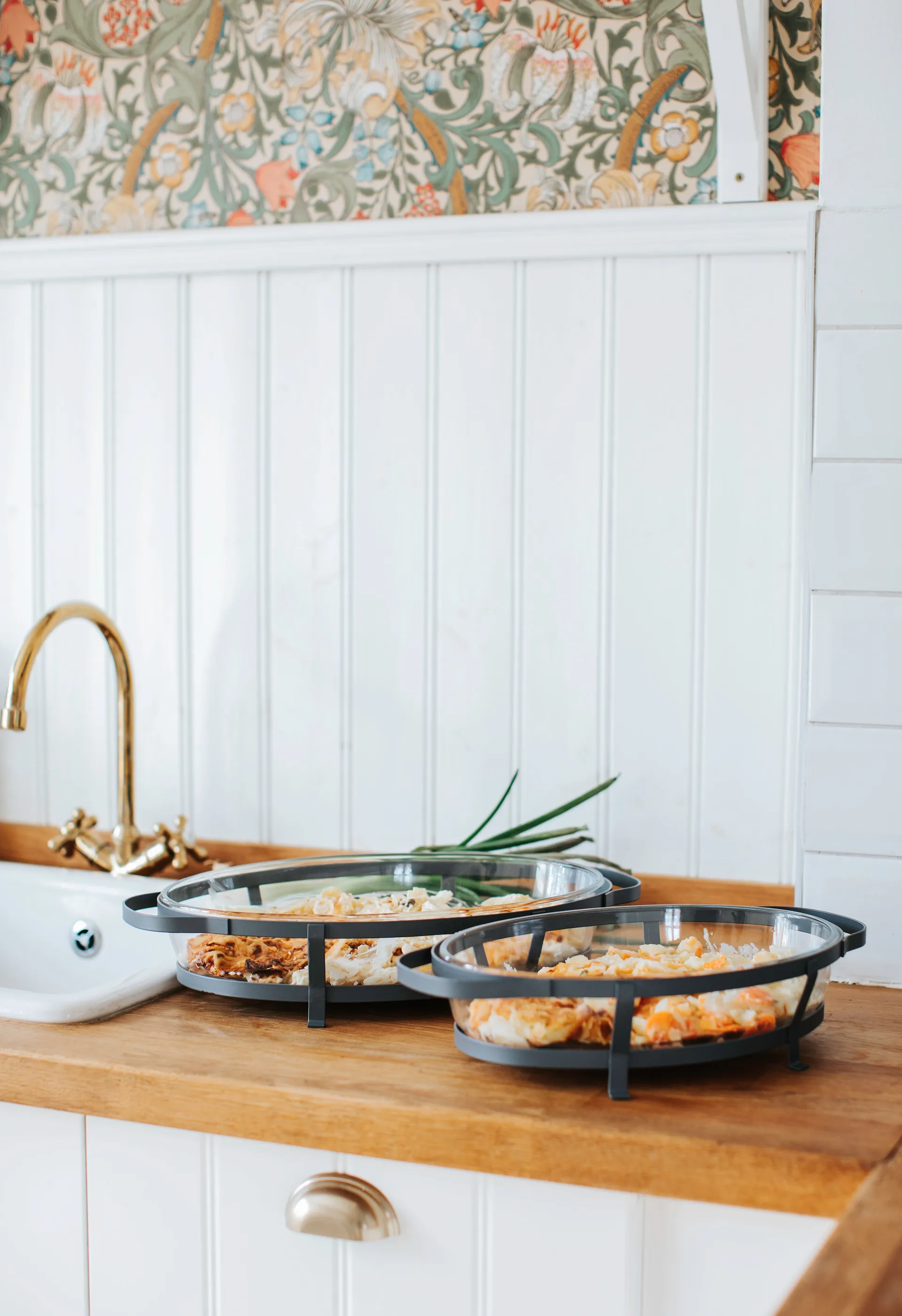 Plat en verre pour four avec grille Grace, 3 L Dorre