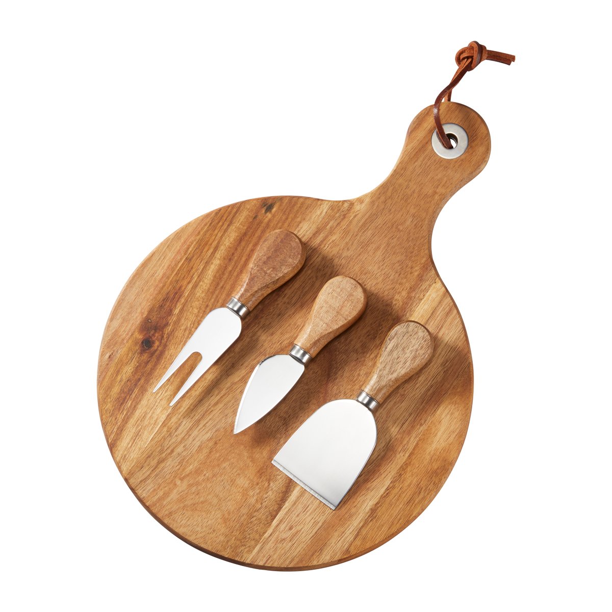 Dorre Plateau à fromage acacia Oline 4 Pièces 23 cm