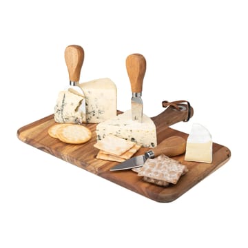 Plateau à fromage acacia Oline 4 Pièces - 26x29 cm - Dorre