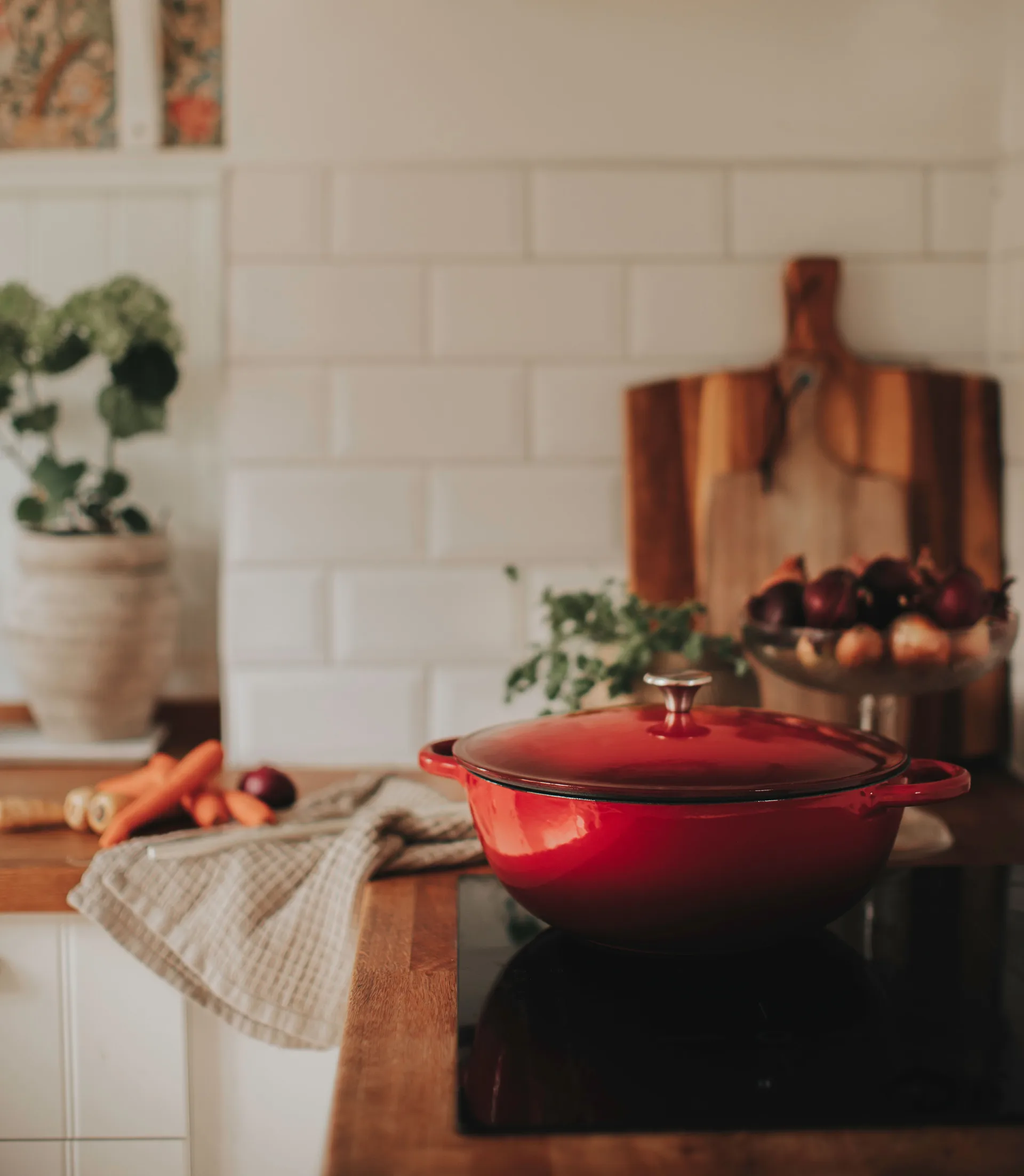 Pot en fonte Gitty 7,2 L, Rouge Dorre