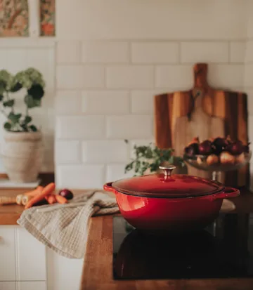 Pot en fonte Gitty 7,2 L - Rouge - Dorre