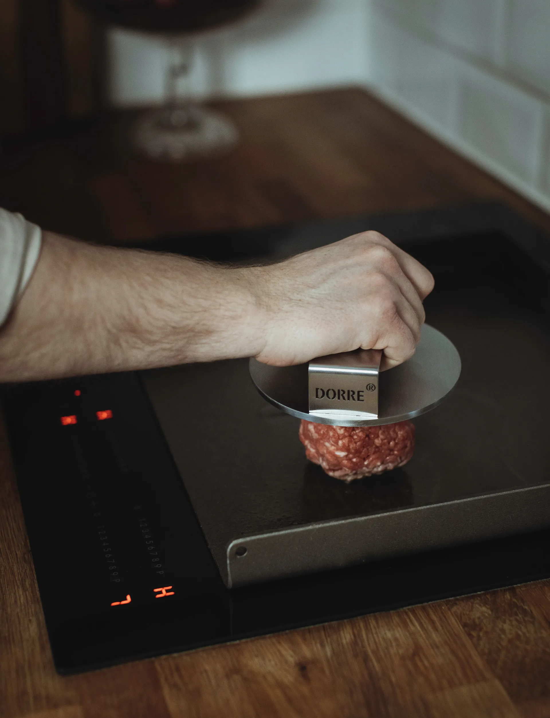 Presse-hamburger Smera Ø13 cm, Acier inoxydable Dorre