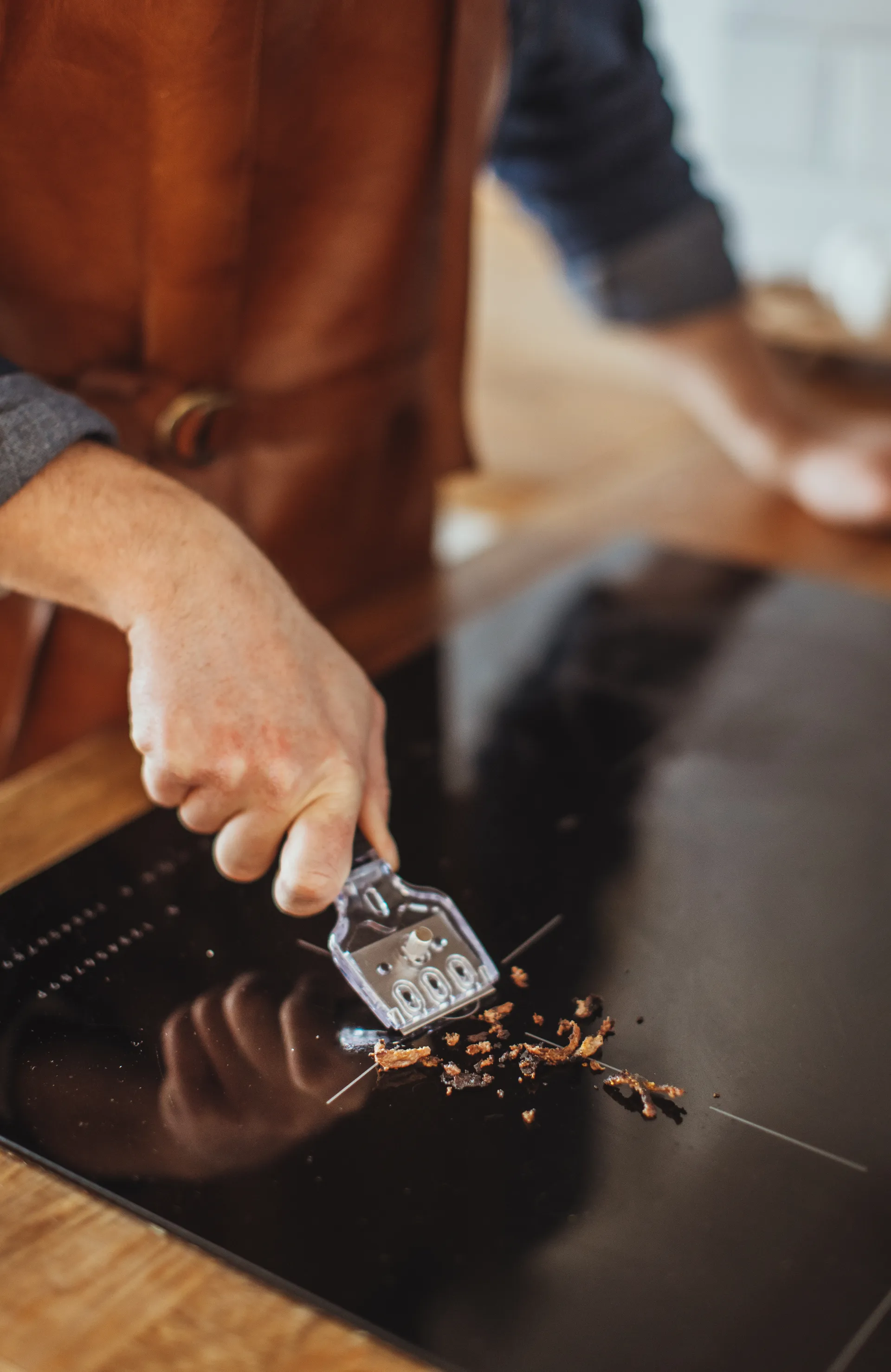 Racloir Hema noir 5 lames supplémentaires, 16x5,4x1,8 cm Dorre