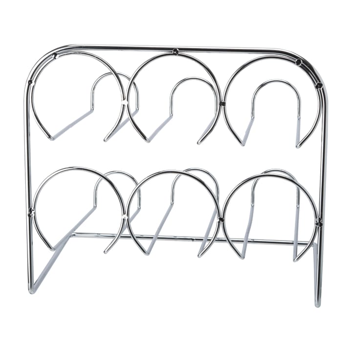Range-bouteille Beda 6 bouteilles 29 cm, Chrome Dorre