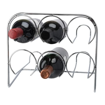 Range-bouteille Beda 6 bouteilles 29 cm - Chrome - Dorre