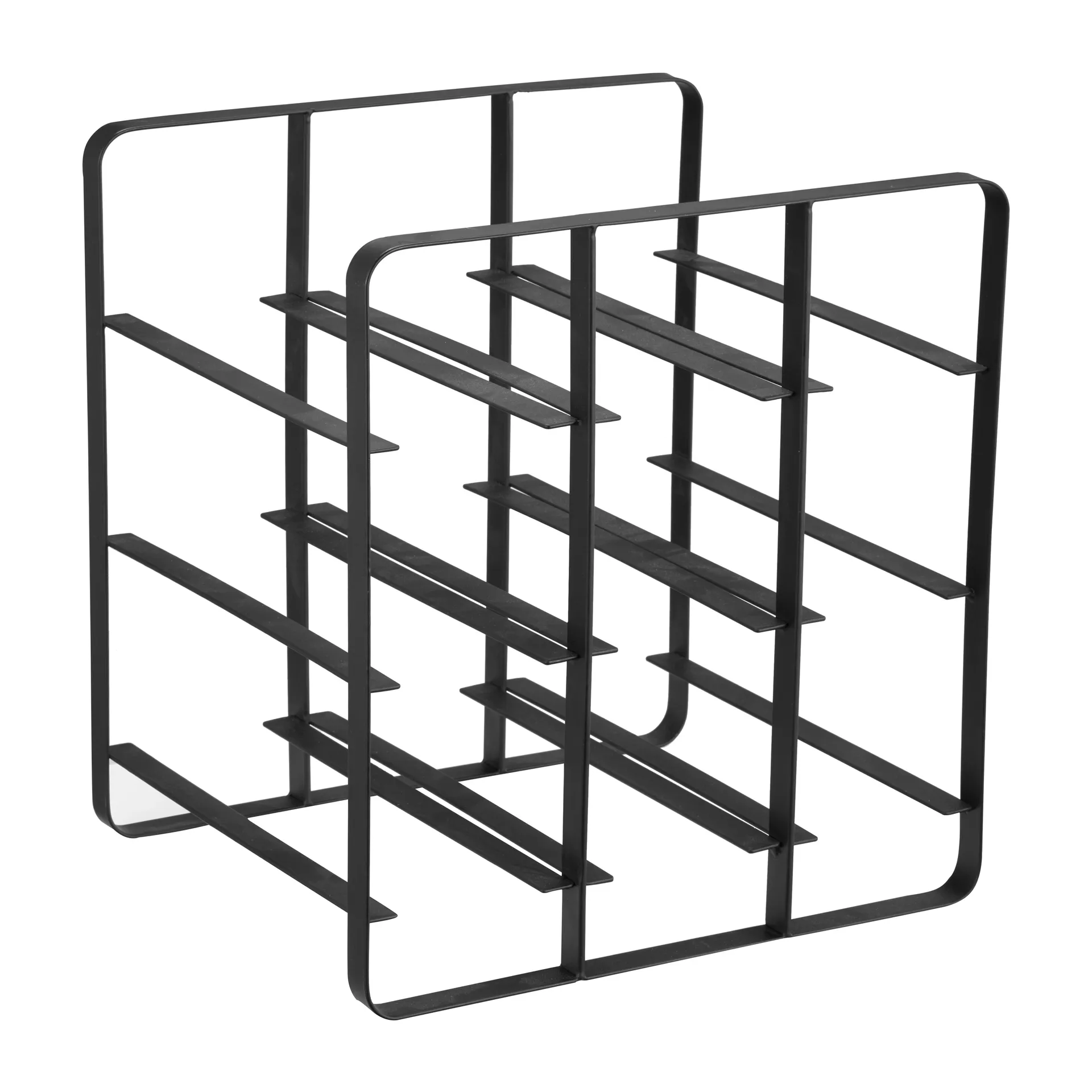 Range-bouteille Vinia 9 bouteilles 30 cm, Fer Dorre