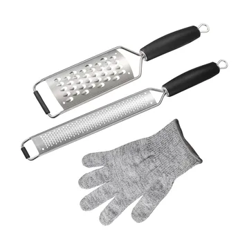Rion lot de râpes - Acier inoxydable, 3 pièces - Dorre