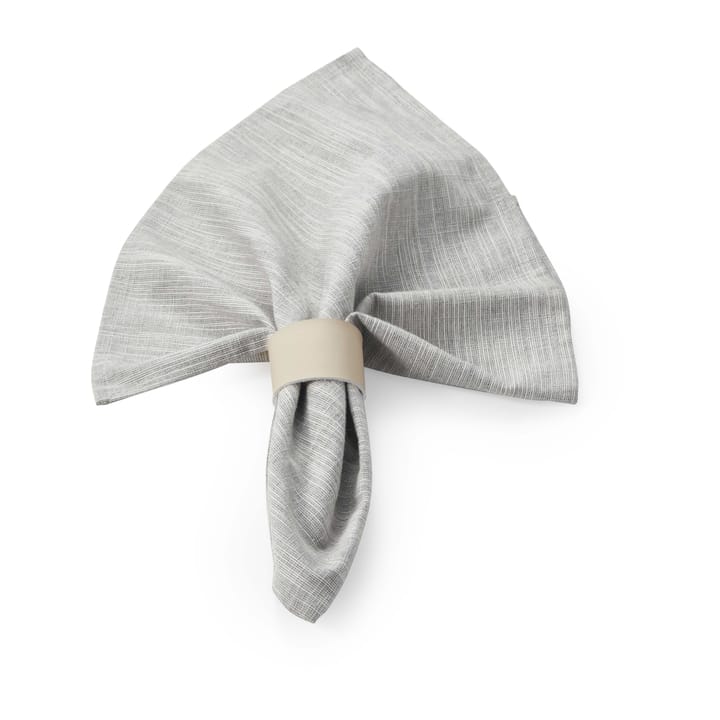 Rond de serviette Selah Ø9 cm 4 pièces, Beige Dorre