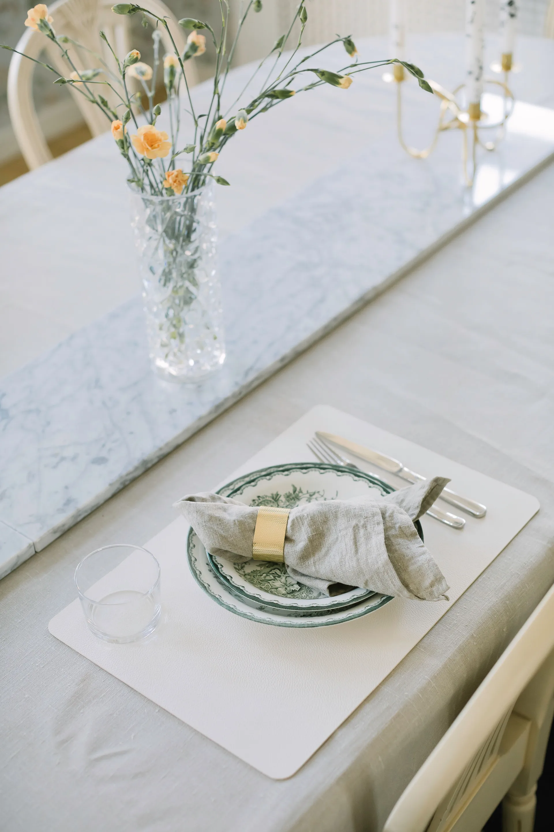 Ronds de serviette Svea Lot de 6, Laiton Dorre