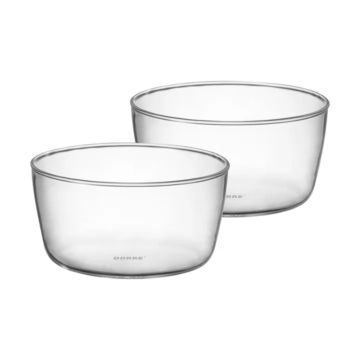 Saladiers de service Seria en verre, lot de 2 - Ø10 cm - Dorre