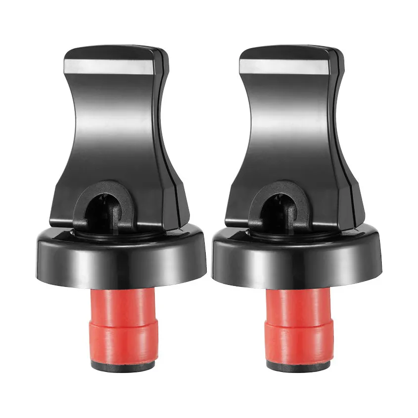Scelleur de bouteilles Bobo - lot de 2, Noir Dorre