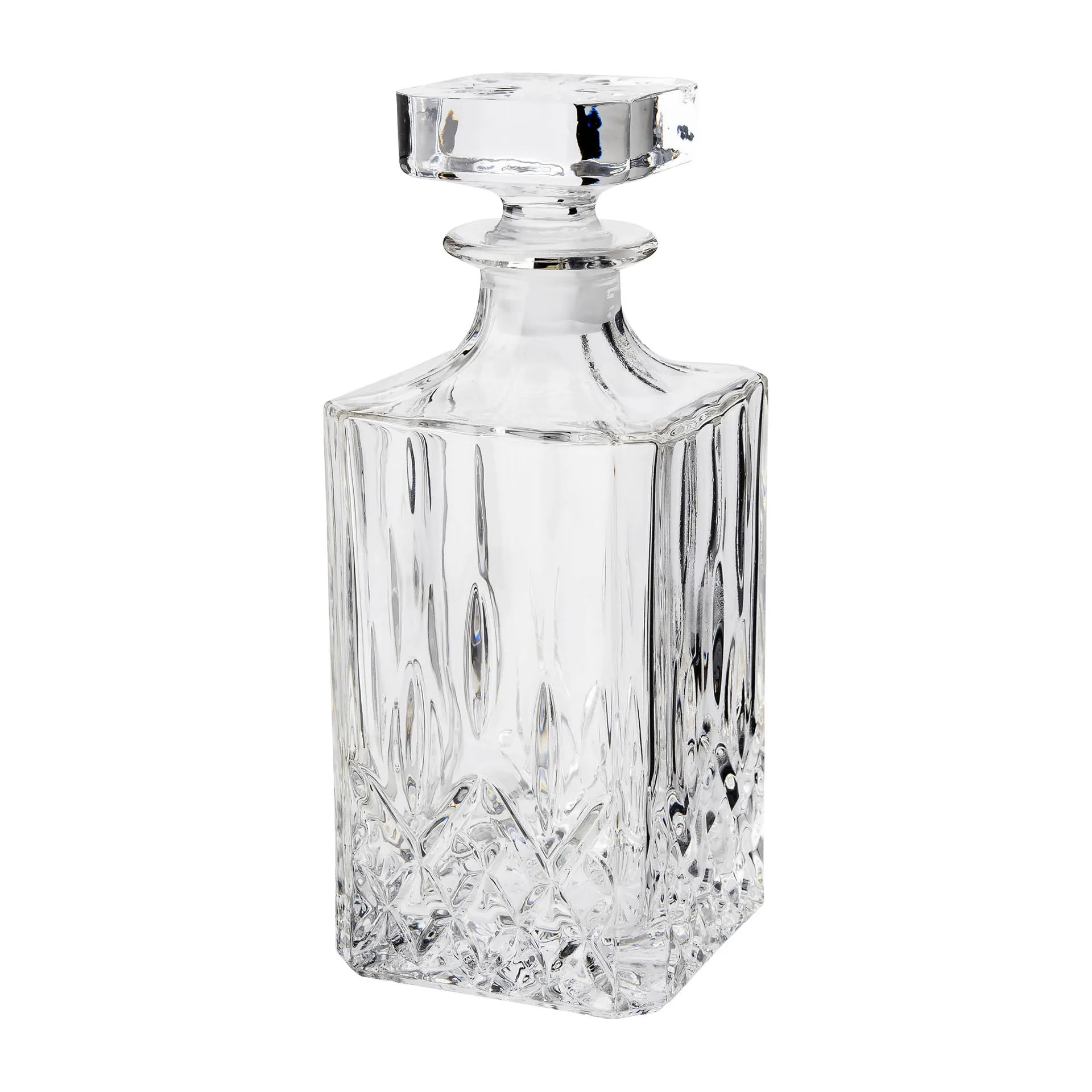 Set à whiskey Vide Carafe et 6 verres, Cristal Dorre