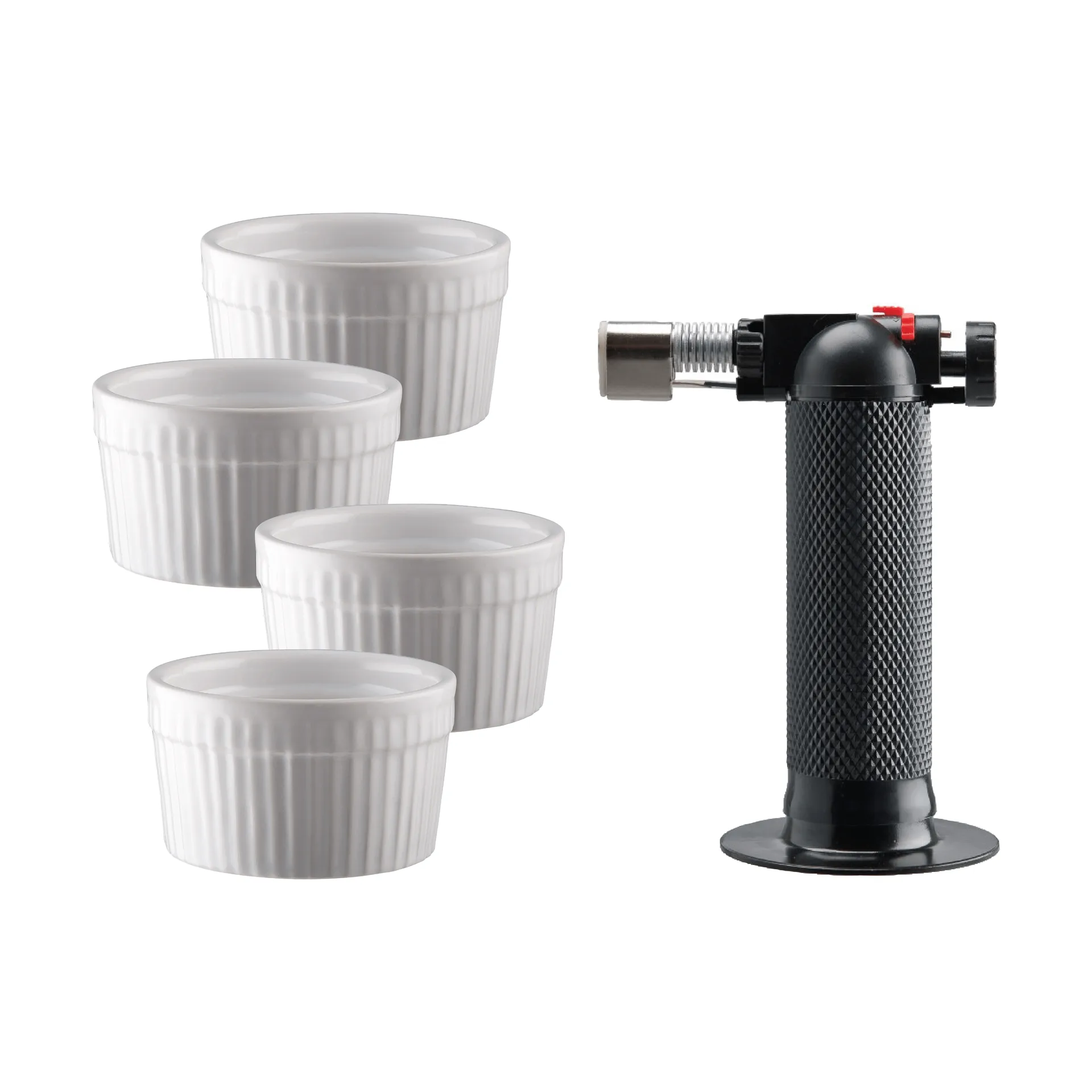 Dorre Set de brûlée au chalumeau Céramique, 5 pièces