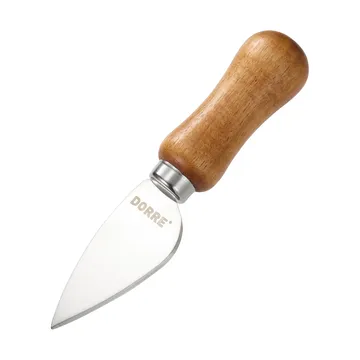 Set de couteaux à fromage Olva - Bois d’acacia, acier inoxydable, 3 pièces, 13 cm - Dorre