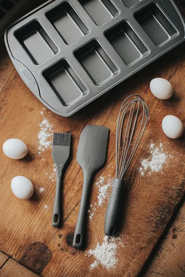 Set d'ustensiles Cookie - Gris, silicone, 3 pièces - Dorre