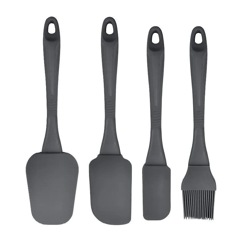 Set d'ustensiles de cuisine Rowan 4 pièces, Gris Dorre