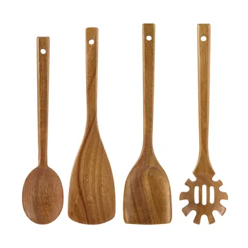 Set d'ustensiles Rey - Acacia, 4 pièces - Dorre