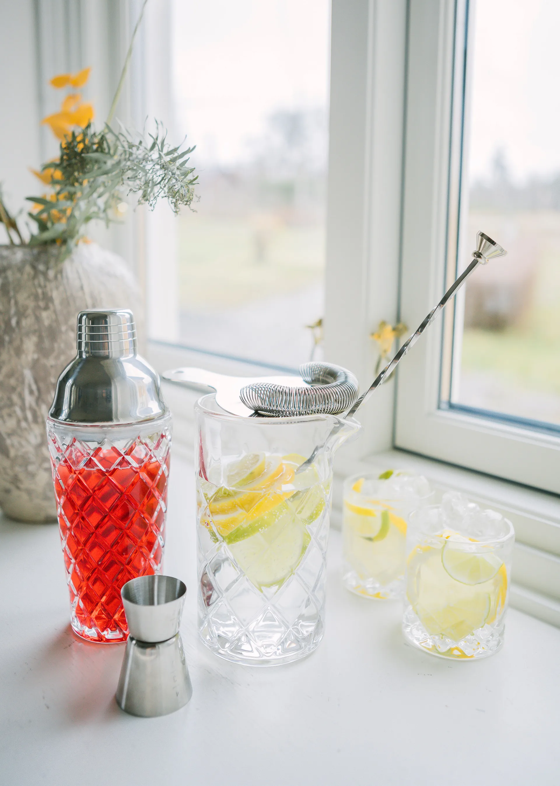 Shaker Dylan 40 cl, Verre-acier inoxydable Dorre