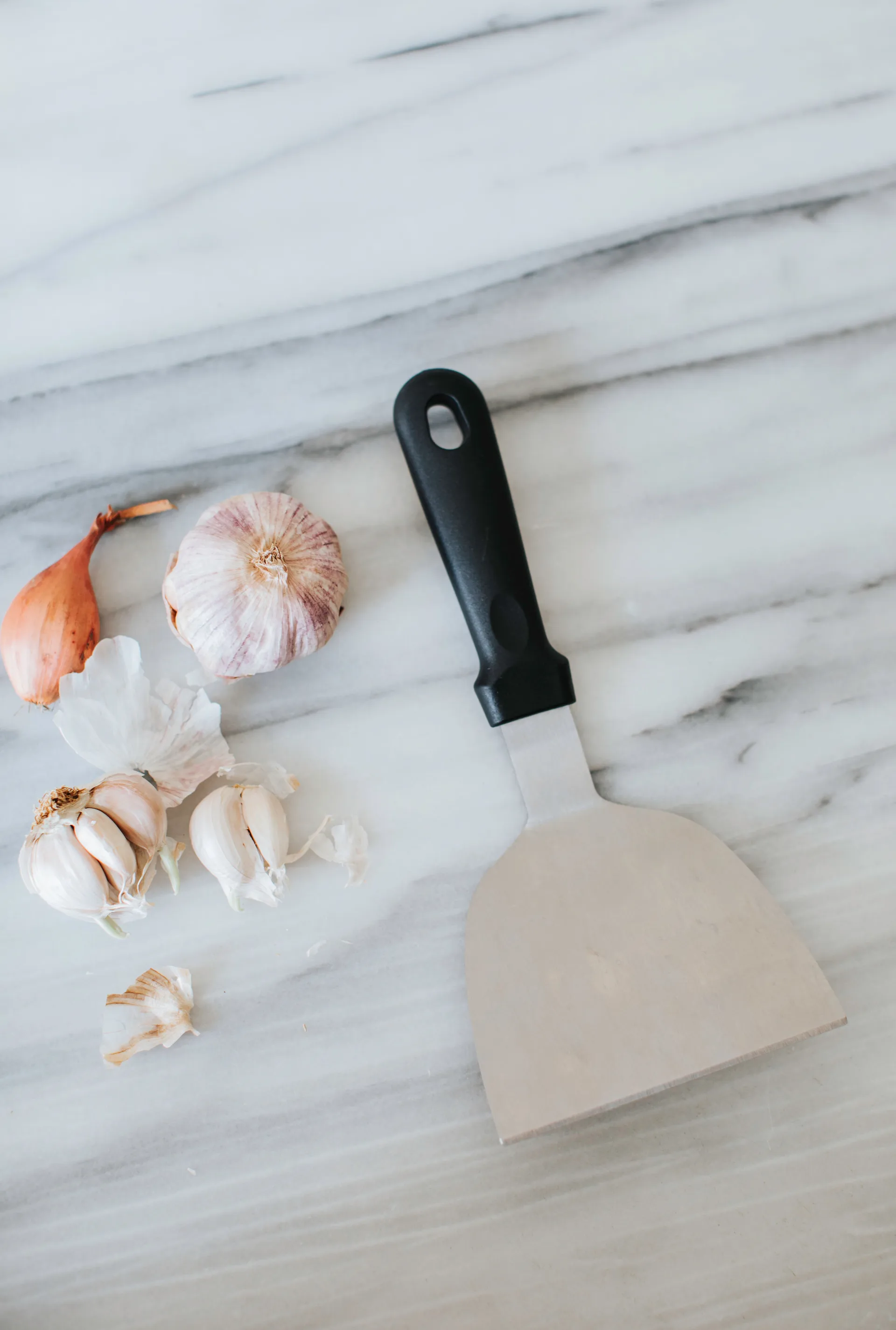 Spatule en acier inoxydable Sasha, Noir Dorre