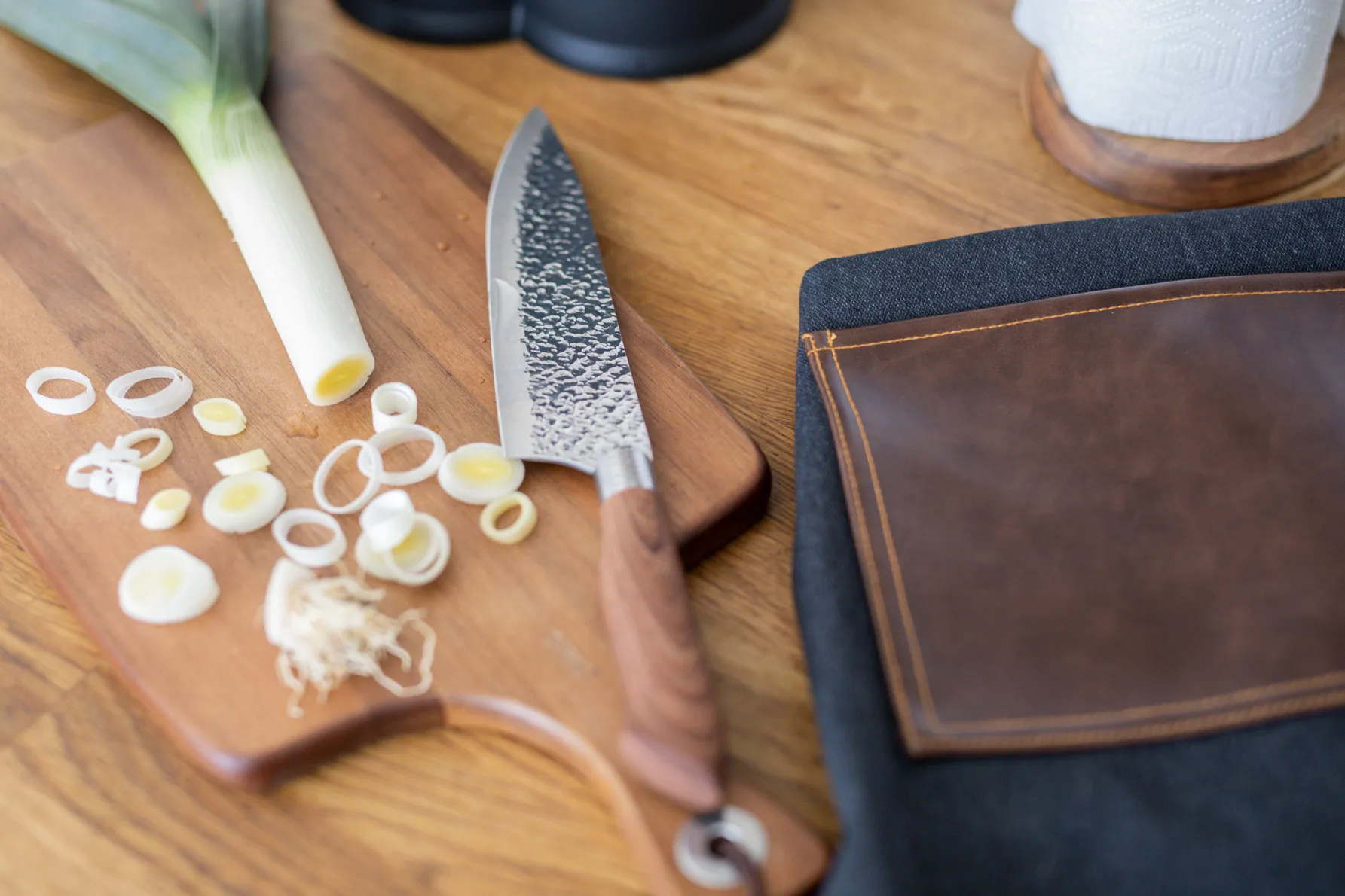 Tablier Elena 70x80 cm, Bleu Dorre