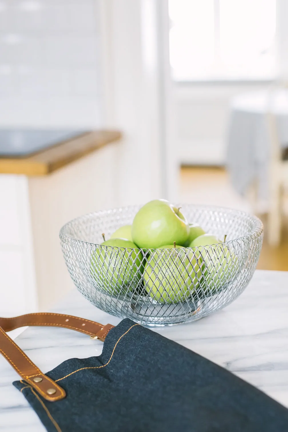 Tablier Elena 70x80 cm, Bleu Dorre