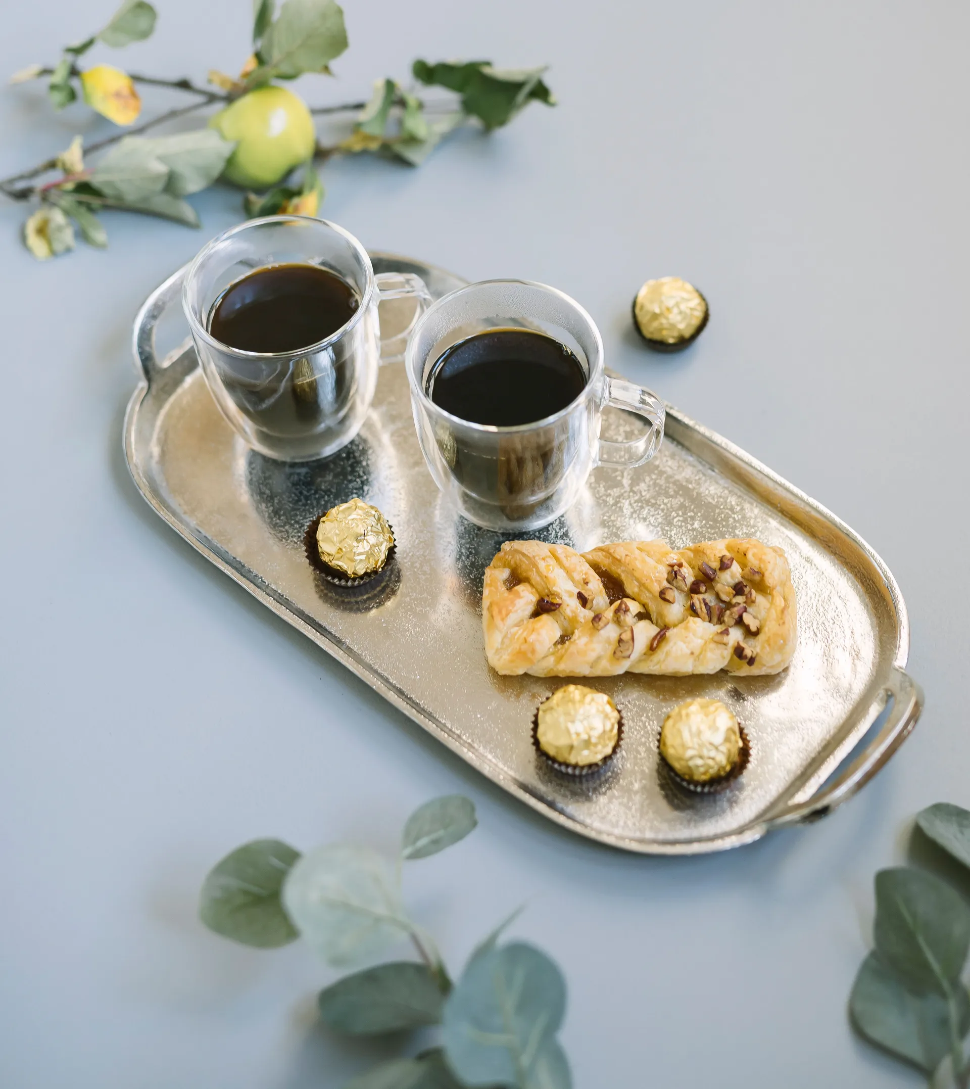 Tasse à café double paroi Kirk 24 cl Lot de 2, Verre Dorre