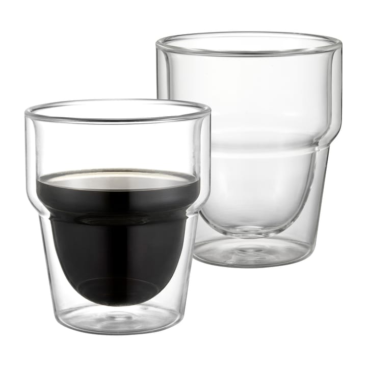 Tasse à café Kenya 32 cl, lot de 2 - Verre - Dorre