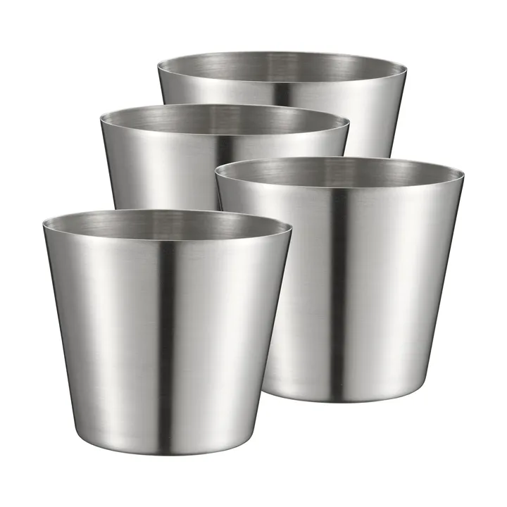 Tasse à pommes de terre/servir Peg - Acier inoxydable, lot de 4, Ø9,5 cm - Dorre
