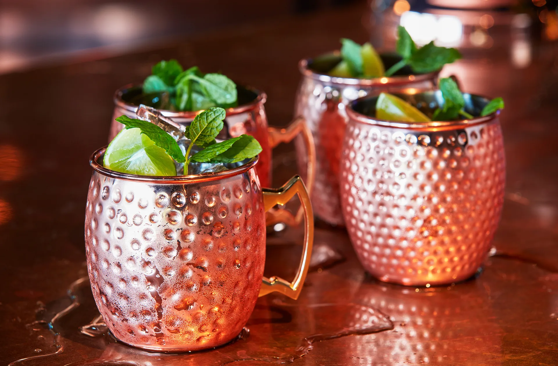 Tasse en cuivre martelé Oliver, 45 cl Dorre