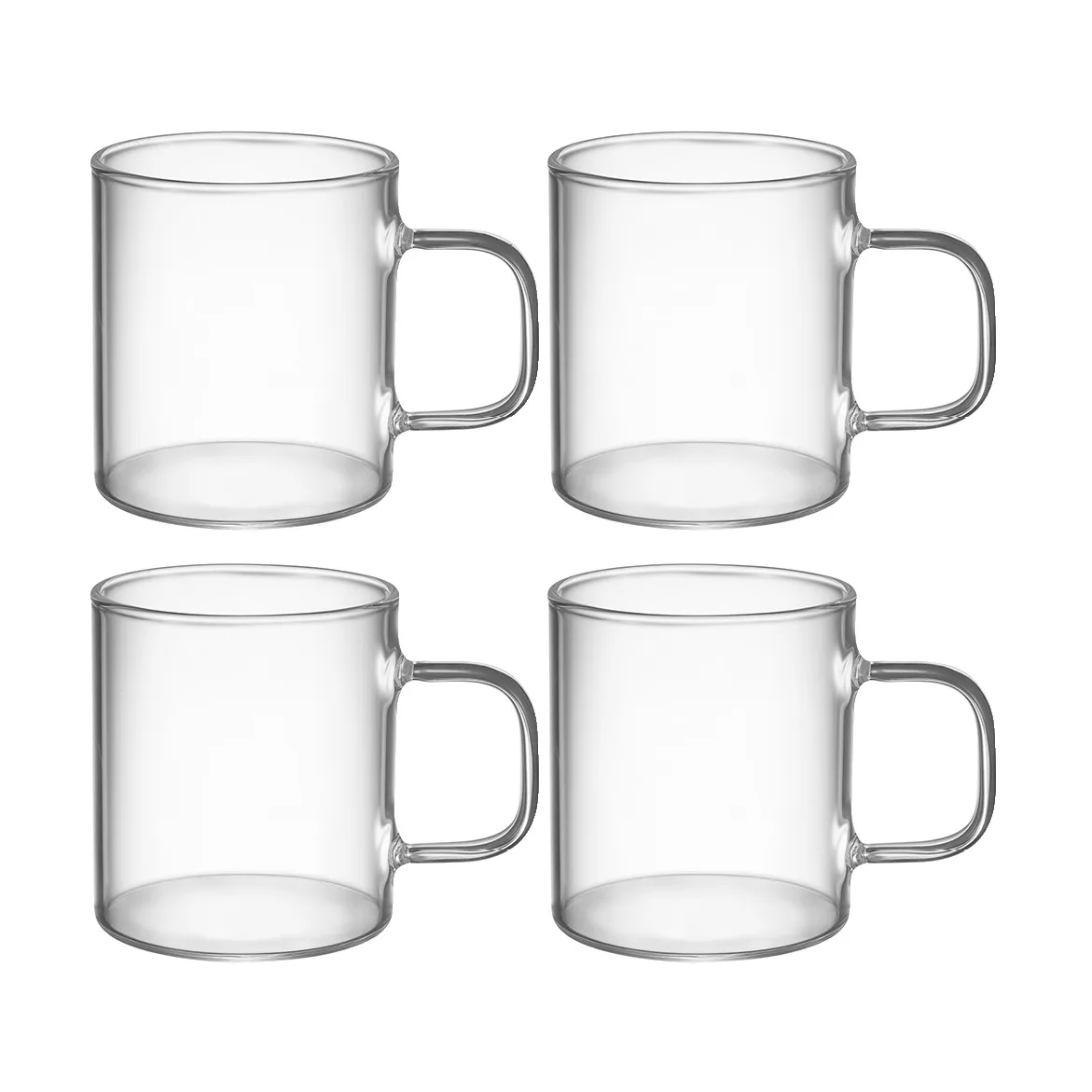 Tasses en verre Gina, lot de 4, 18 cl Dorre