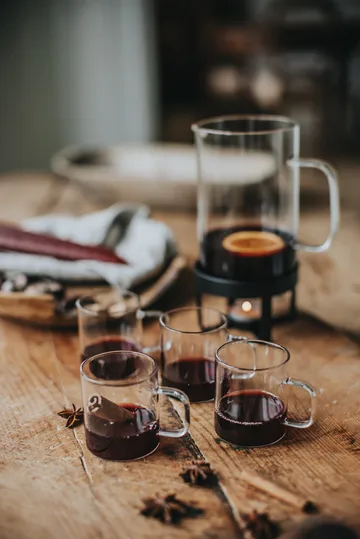 Tasses en verre Gina, lot de 4 - 18 cl - Dorre