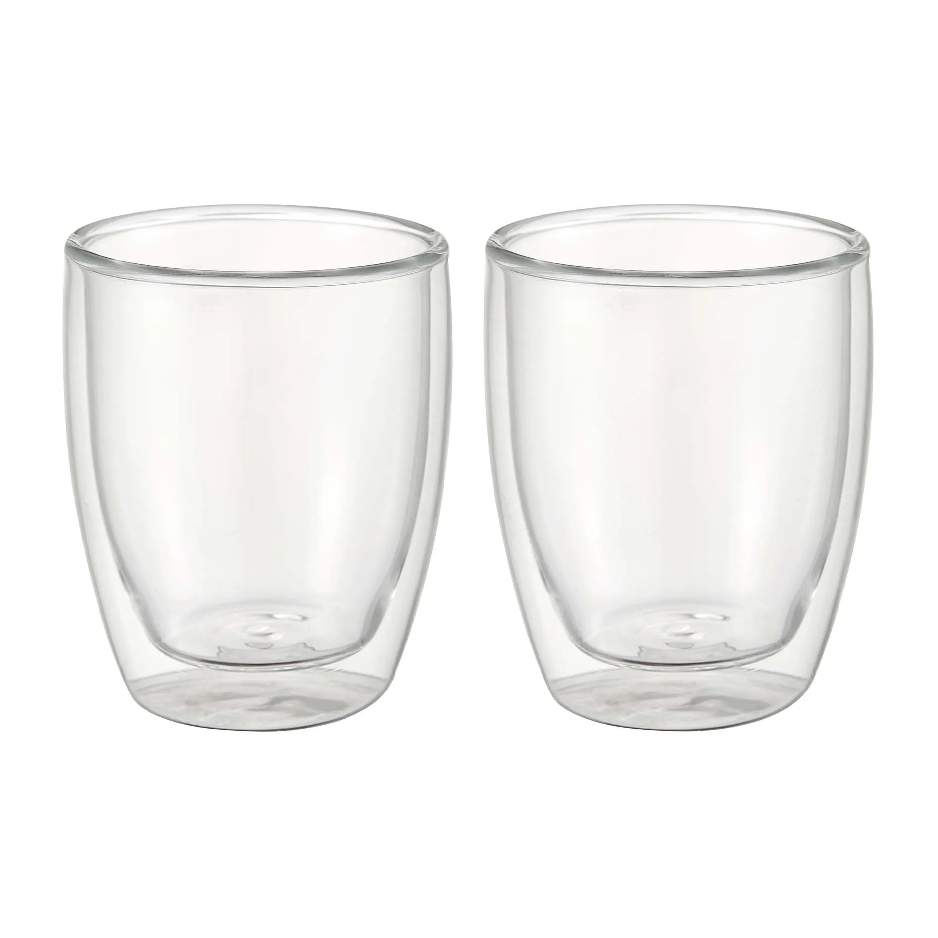 Tasses Lungo Kari Lot de 2, Verre Dorre