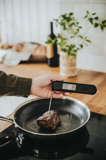 Thermomètre 2-en-1 Trina avec sonde et affichage - Noir - Dorre