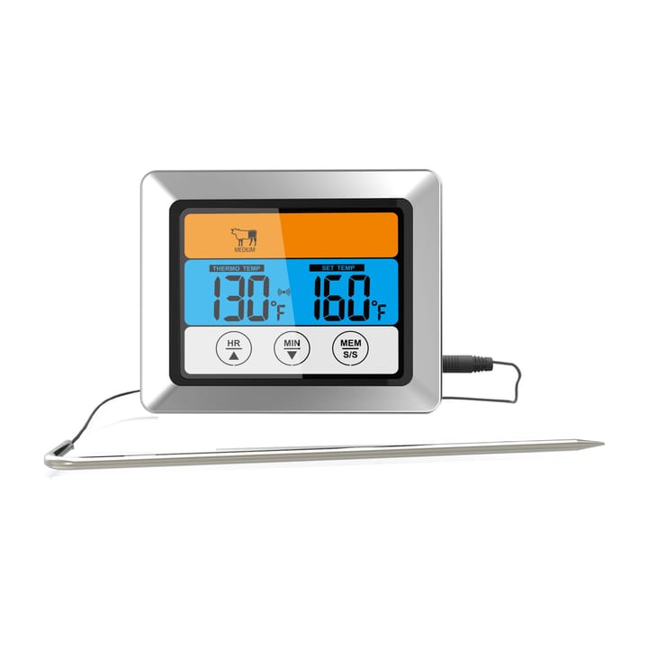 Thermomètre à viande digital avec câble Grad - Argenté - Dorre