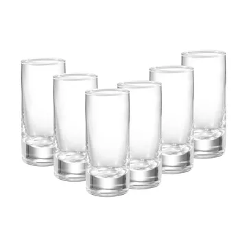 Verre à schnaps Saba - Verres à liqueur droits, lot de 6, 6 cl - Dorre