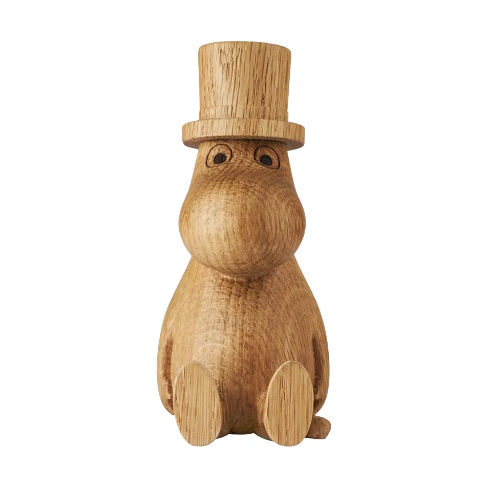 Décoration en bois Mumin Muminpappa 11 cm, CHÊNE (FSC) Dsignhouse x Moomin