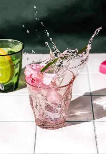 Verre à boire Picardie - Rose, lot de 4, 25 cl - Duralex