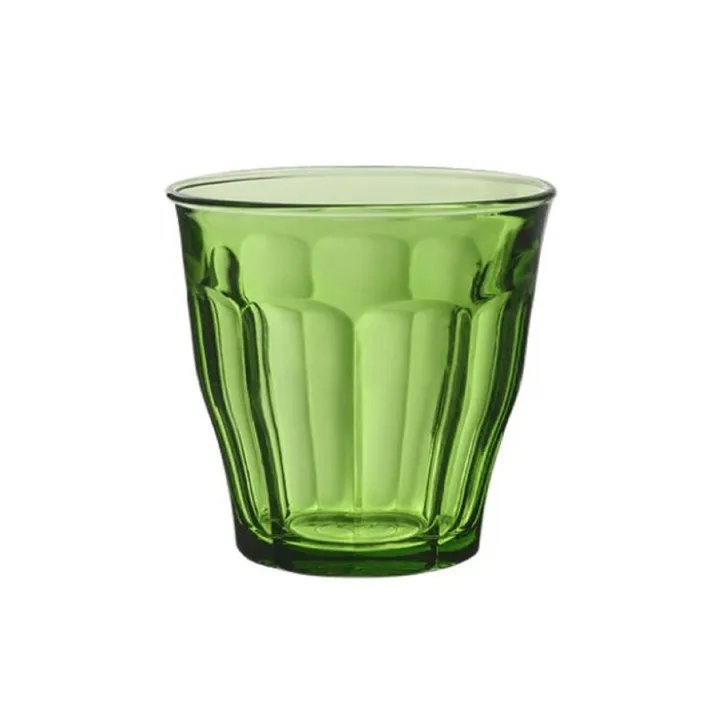 Verre à boire Picardie - Vert, lot de 6, 25 cl - Duralex