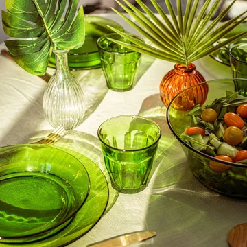 Verre à boire Picardie - Vert, lot de 6, 25 cl - Duralex