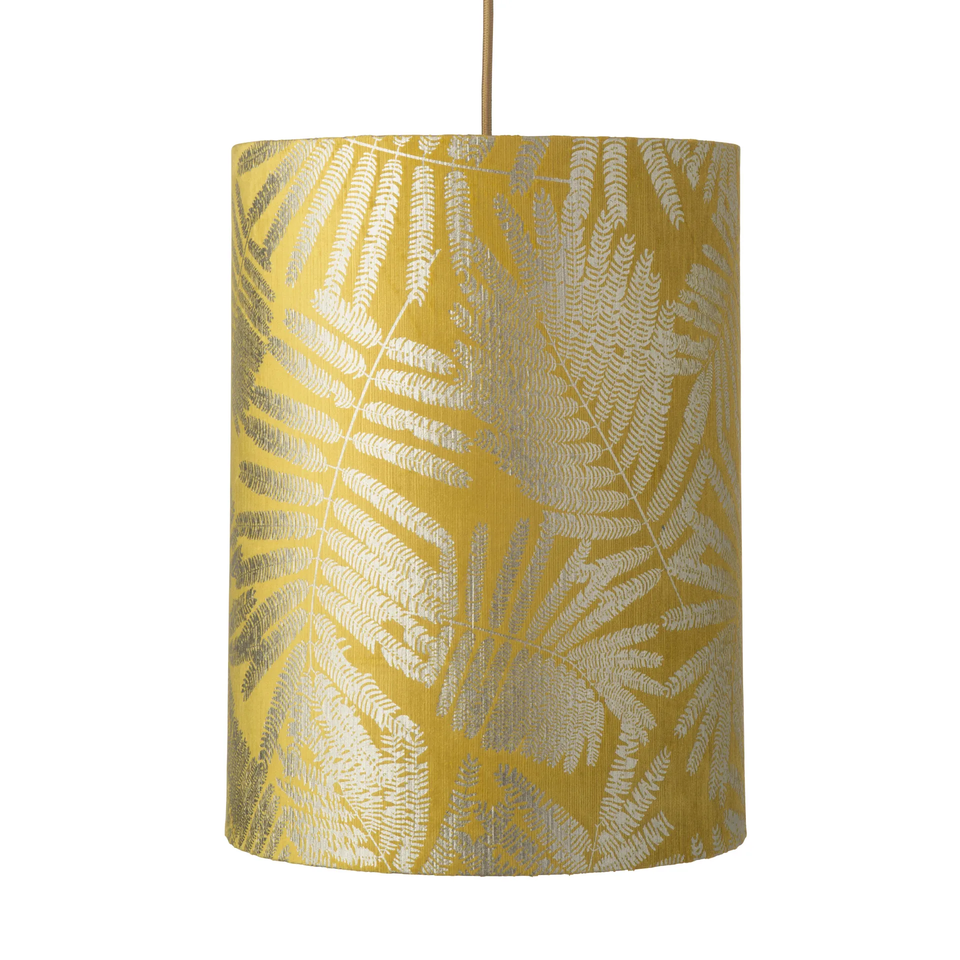 Abat-jour Fern leaves Ø 30 cm, Jaune EBB & FLOW