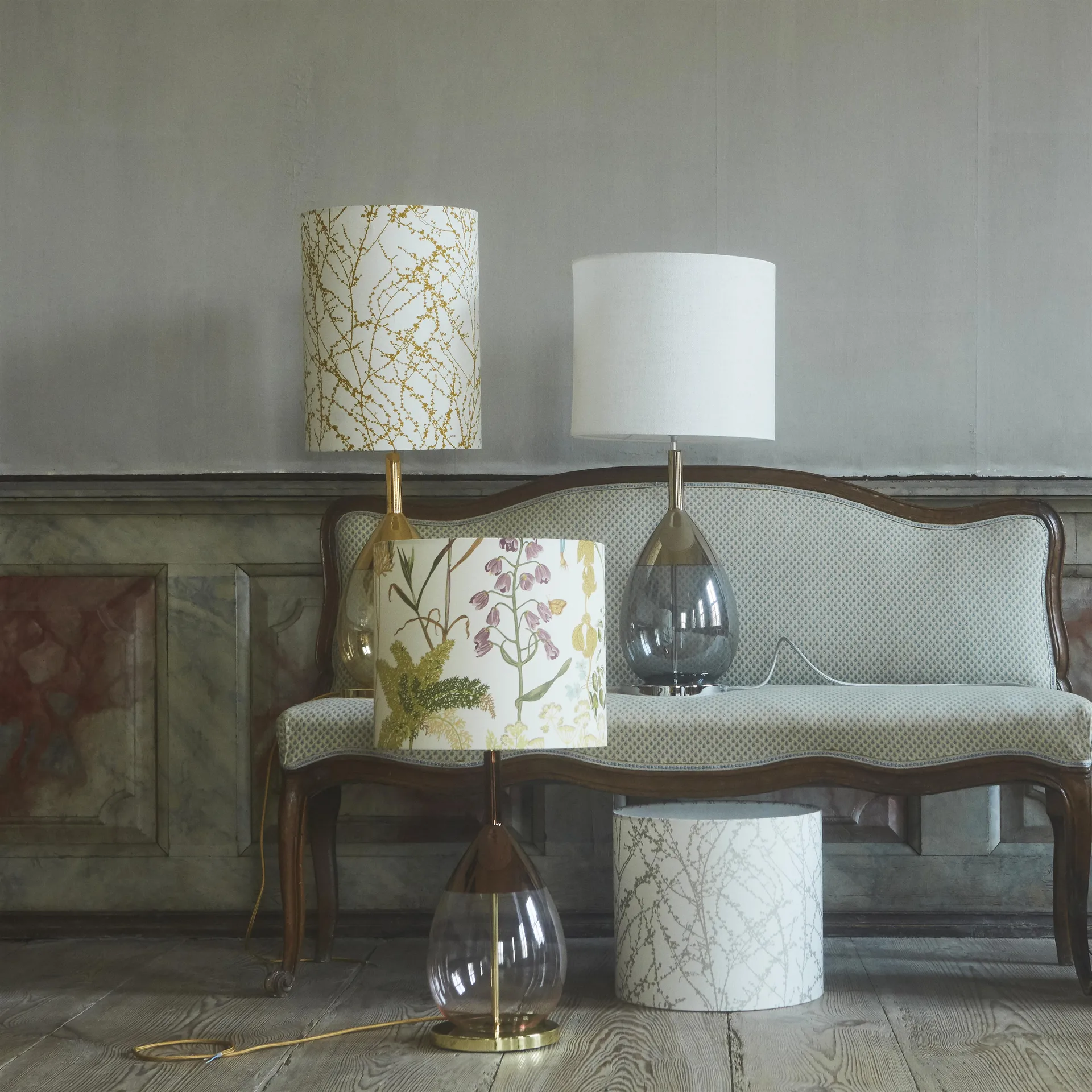 Abat-jour Table Botanical Ø 35 cm, Blanc EBB & FLOW