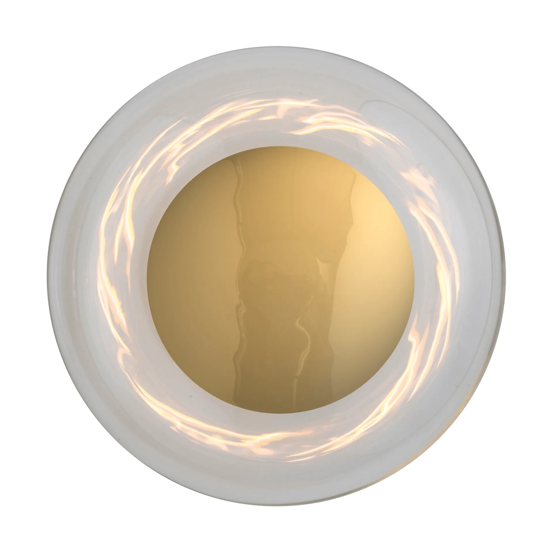 Applique Horizon Surface, Clear-shiny gold, Ø29 cm EBB & FLOW