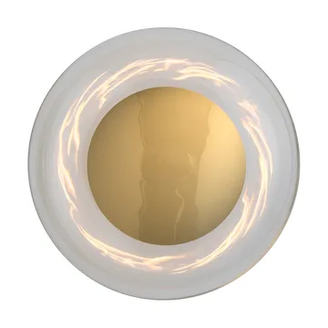 Applique Horizon Surface - Clear-shiny gold, Ø29 cm - EBB & FLOW