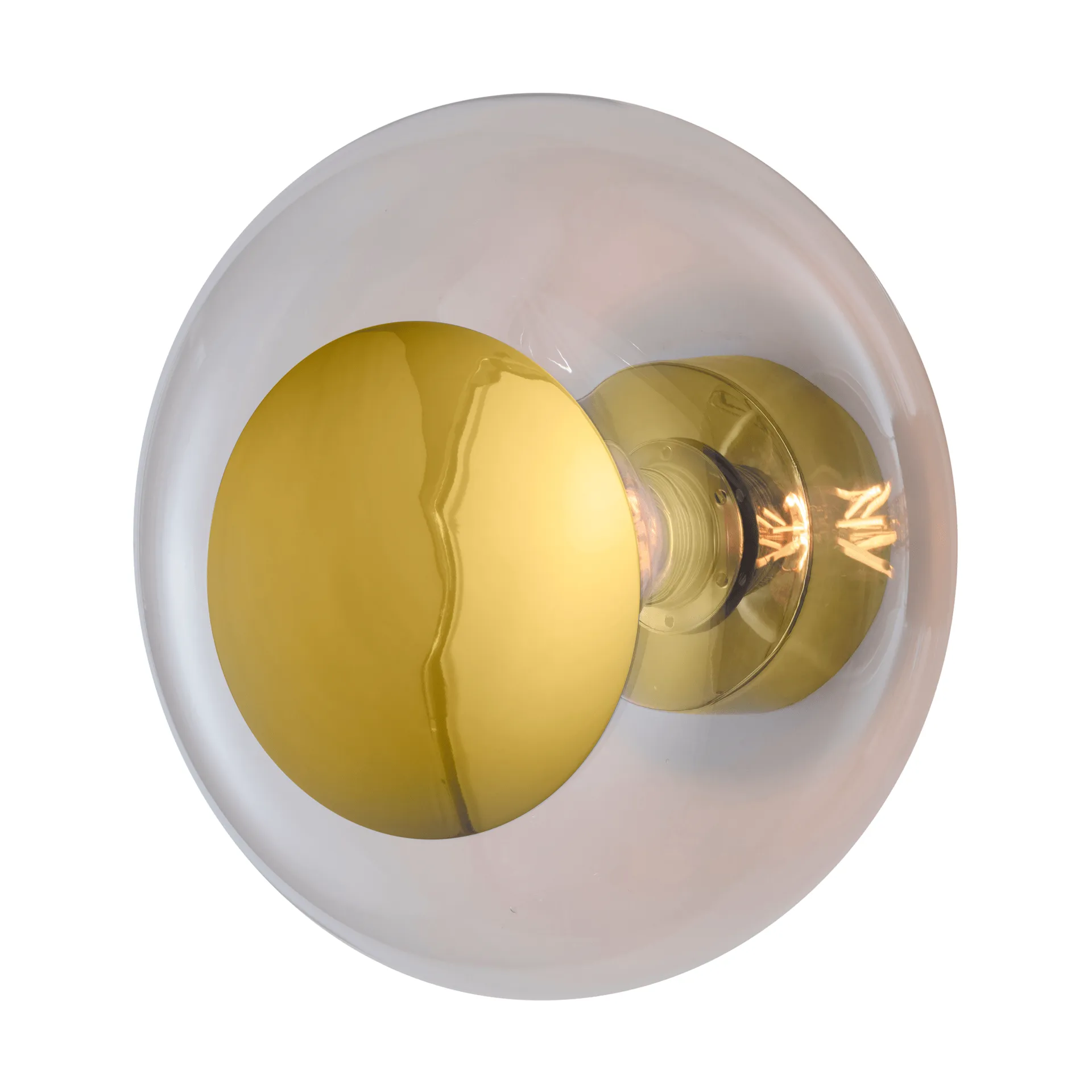 Applique Horizon Surface, Clear-shiny gold, Ø29 cm EBB & FLOW