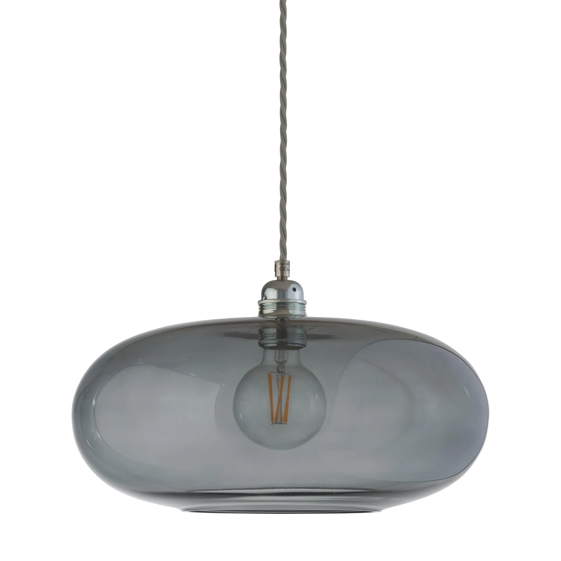 Horizon Lampe à suspension Ø 36 cm, Fumé gris EBB & FLOW